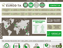 Tablet Screenshot of eurodita.com